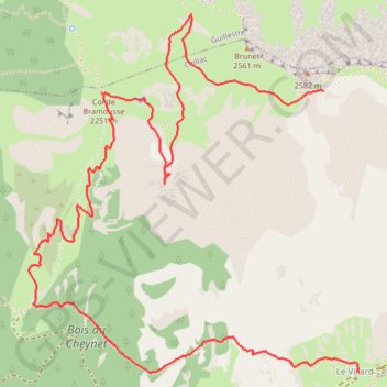 Itinéraire Ceillac Randonnée, distance, dénivelé, altitude, carte, profil, trace GPS