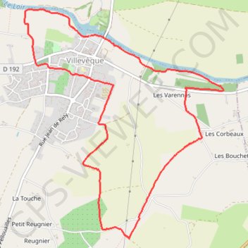 Itinéraire Basse vallée angevines, distance, dénivelé, altitude, carte, profil, trace GPS