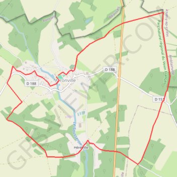 Itinéraire La cavée de Magnicourt, distance, dénivelé, altitude, carte, profil, trace GPS
