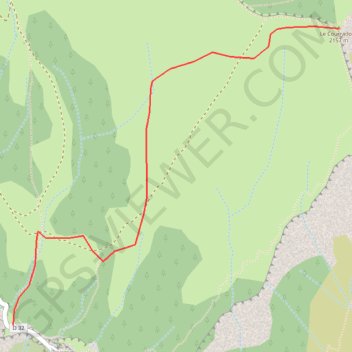 Itinéraire Le Courradour, distance, dénivelé, altitude, carte, profil, trace GPS