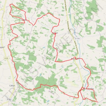 Itinéraire 426901, distance, dénivelé, altitude, carte, profil, trace GPS