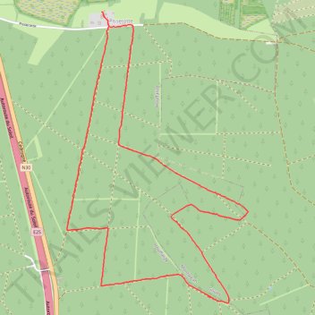 Itinéraire Chemin public Pisserotte, distance, dénivelé, altitude, carte, profil, trace GPS