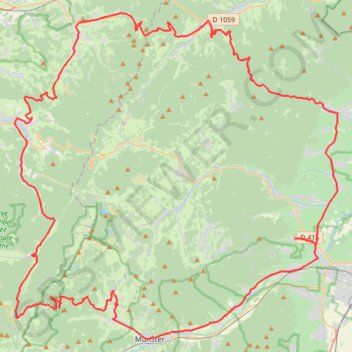 Itinéraire La Schluht, distance, dénivelé, altitude, carte, profil, trace GPS