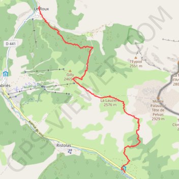 Itinéraire Monta - Roux, distance, dénivelé, altitude, carte, profil, trace GPS