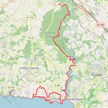 Itinéraire Tracé, distance, dénivelé, altitude, carte, profil, trace GPS