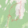 Itinéraire Grand Som par les crètes au départ de la Grande Chartreuse, distance, dénivelé, altitude, carte, profil, trace GPS