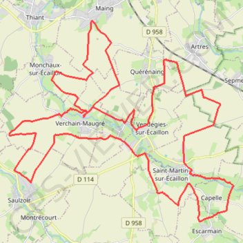 Itinéraire VERCHI'TOUR 50KM, distance, dénivelé, altitude, carte, profil, trace GPS