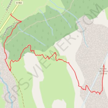 Itinéraire Chapelle de Tierce, distance, dénivelé, altitude, carte, profil, trace GPS