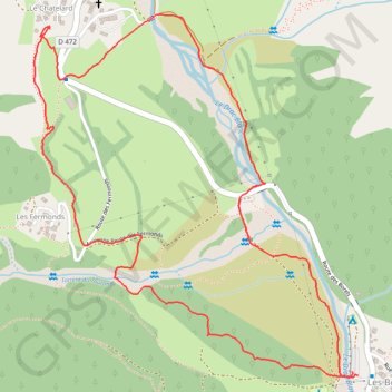 Itinéraire Champsaur - Les Borels, distance, dénivelé, altitude, carte, profil, trace GPS