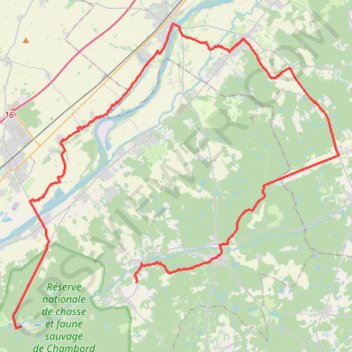 Itinéraire De Chambord à Beaugency, distance, dénivelé, altitude, carte, profil, trace GPS