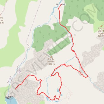 Itinéraire Ariège jour 5, distance, dénivelé, altitude, carte, profil, trace GPS