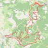 Itinéraire Boucle VTT depuis Montricoux, distance, dénivelé, altitude, carte, profil, trace GPS