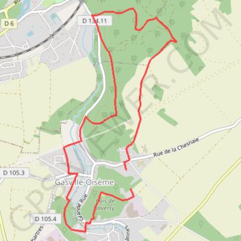 Itinéraire La vallée de la Roguenette, distance, dénivelé, altitude, carte, profil, trace GPS