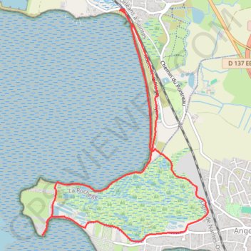 Itinéraire Marche à Aytré, distance, dénivelé, altitude, carte, profil, trace GPS