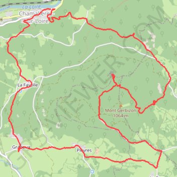 Itinéraire Le Gerbizon, distance, dénivelé, altitude, carte, profil, trace GPS