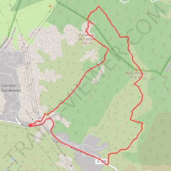 Itinéraire La vieille valette et le grand cap (17,7 km), distance, dénivelé, altitude, carte, profil, trace GPS
