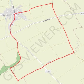 Itinéraire Plaine d'Onjon, distance, dénivelé, altitude, carte, profil, trace GPS