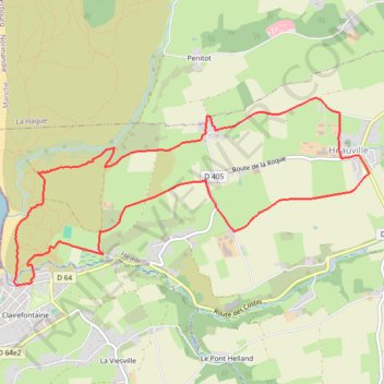 Itinéraire A2H nature 10km, distance, dénivelé, altitude, carte, profil, trace GPS