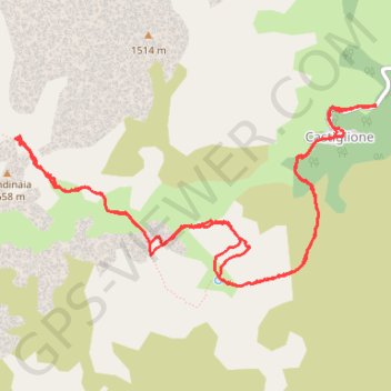 Itinéraire Aiguilles de Popolasca, distance, dénivelé, altitude, carte, profil, trace GPS