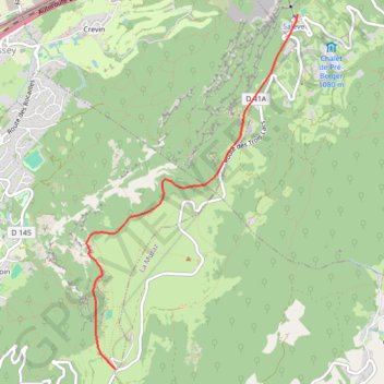 Itinéraire balcondulemanapartiedebouilettetelepherique, distance, dénivelé, altitude, carte, profil, trace GPS