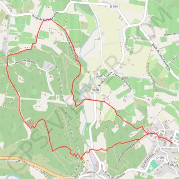 Itinéraire Luberon - Grand tour de mange-Tian, distance, dénivelé, altitude, carte, profil, trace GPS