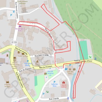 Itinéraire Le Virgou à Arette, distance, dénivelé, altitude, carte, profil, trace GPS