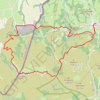 Itinéraire Trekking_2022-04-30T09_27_55[1], distance, dénivelé, altitude, carte, profil, trace GPS
