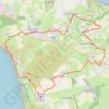 Itinéraire Les sentiers de la Hague, distance, dénivelé, altitude, carte, profil, trace GPS