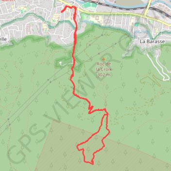 Itinéraire La Vigie par Galvaudan et eaux vives, distance, dénivelé, altitude, carte, profil, trace GPS