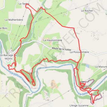 Itinéraire 4- Trail de l’Ange Michel, distance, dénivelé, altitude, carte, profil, trace GPS
