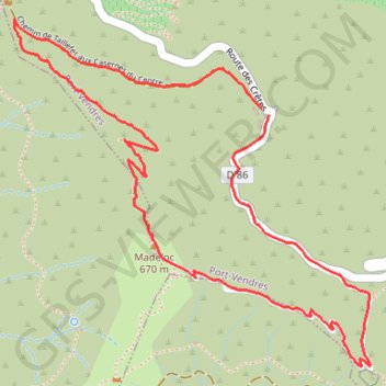Itinéraire Tour Madeloc, distance, dénivelé, altitude, carte, profil, trace GPS