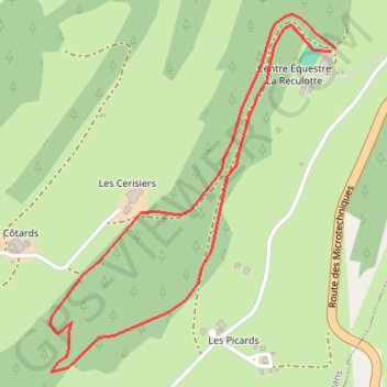 Itinéraire tour bois Maham, distance, dénivelé, altitude, carte, profil, trace GPS