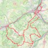 Itinéraire d+, distance, dénivelé, altitude, carte, profil, trace GPS