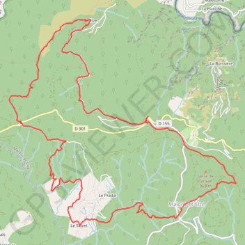 Itinéraire Malons et elze, distance, dénivelé, altitude, carte, profil, trace GPS