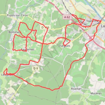 Itinéraire 2023-88 du 5 octobre, distance, dénivelé, altitude, carte, profil, trace GPS