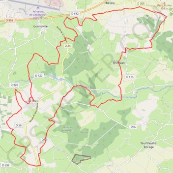 Itinéraire Rando du Theil, distance, dénivelé, altitude, carte, profil, trace GPS