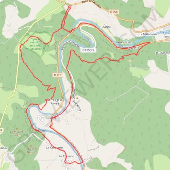 Itinéraire 82-RC-cirque-de-Bone-2018-10-20 16:45:28, distance, dénivelé, altitude, carte, profil, trace GPS