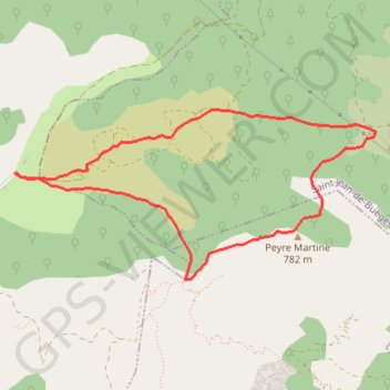 Itinéraire Puech Martine (Seranne), distance, dénivelé, altitude, carte, profil, trace GPS
