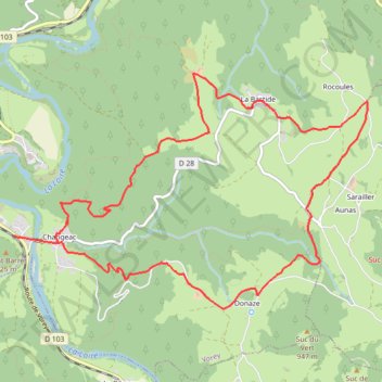 Itinéraire trace, distance, dénivelé, altitude, carte, profil, trace GPS