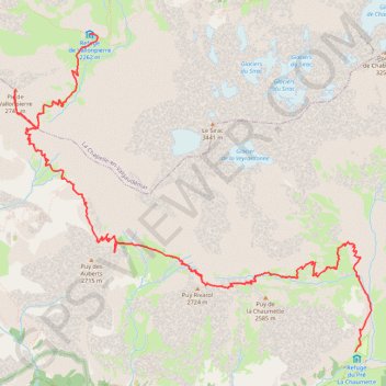Itinéraire Pic de Vallompierre, distance, dénivelé, altitude, carte, profil, trace GPS