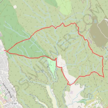 Itinéraire Arbois - Vallon de la Bayle, distance, dénivelé, altitude, carte, profil, trace GPS