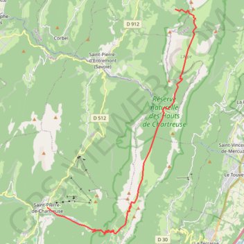 Itinéraire LA PLAGNE SAINT PIERRE, distance, dénivelé, altitude, carte, profil, trace GPS