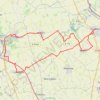 Itinéraire La route du lin - Hondschoote, distance, dénivelé, altitude, carte, profil, trace GPS