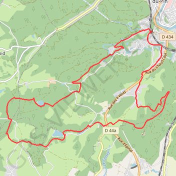 Itinéraire Chemins du Cœur des Vosges - Les champs de Damas, distance, dénivelé, altitude, carte, profil, trace GPS