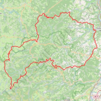 Itinéraire GR®420 Tour du Haut-Vivarais (Ardèche) (2026©gr-infos.com), distance, dénivelé, altitude, carte, profil, trace GPS