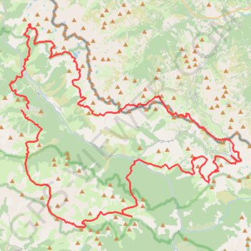 Itinéraire etape1, distance, dénivelé, altitude, carte, profil, trace GPS