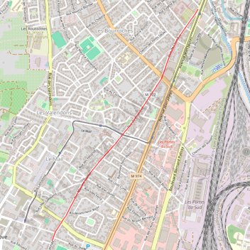 Itinéraire Exported Trace, distance, dénivelé, altitude, carte, profil, trace GPS