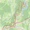 Itinéraire Boucle VTT depuis Neuville-sur-Ain, distance, dénivelé, altitude, carte, profil, trace GPS