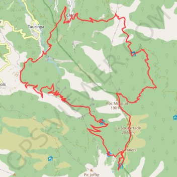 Itinéraire Sur la trace de Pascal Le Chacal, distance, dénivelé, altitude, carte, profil, trace GPS