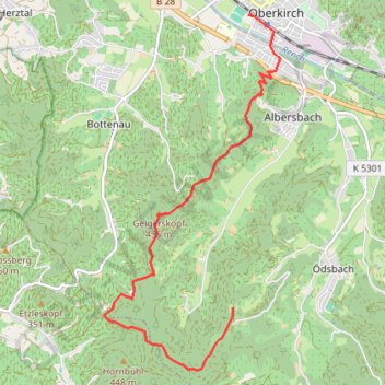 Itinéraire Randonnée nordique au Ventoux, distance, dénivelé, altitude, carte, profil, trace GPS